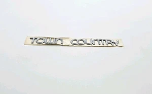 1996-2000 CHRYSLER TOWN & COUNTRY REAR EMBLEM BADGE SYMBOL LOGO CHROME - Picture 1 of 3