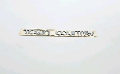 CHRYSLER TOWN & COUNTRY 1996-2000 EMBLEMA TRASERO INSIGNIA SÍMBOLO LOGOTIPO CROMADO Foto 1 de 3