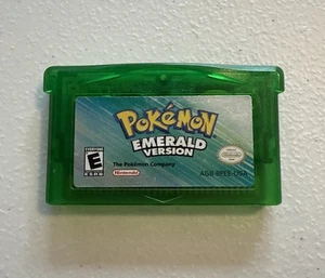 Pokemon Versión Esmeralda (Nintendo GameBoy Advance, GBA) Auténtico Juego Probado - Imagen 1 de 16