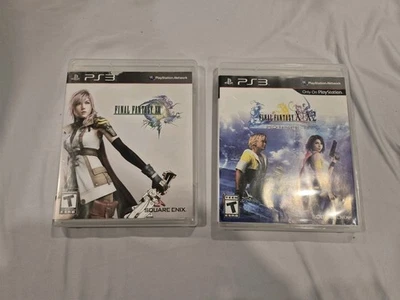 Final Fantasy PS3 Lot - X/X-2 HD Remaster Limited Edition & XIII - CIB - TESTED - Image 1 of 3