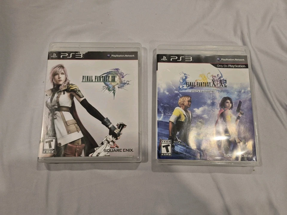 Final Fantasy PS3 Lot - X/X-2 HD Remaster Limited Edition & XIII - CIB - TESTED - Image 1 of 3