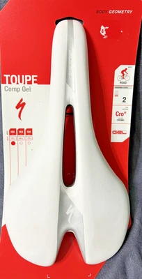 Sillín de carretera Specialized Toupe Comp Gel 155mm 276 G para hombre. Cromo hueco Foto 1 de 4