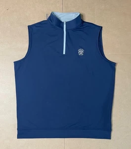Peter Millar Giubbotto Uomo Large Saucon Valley Country Club Golf Navy - Foto 1 di 6