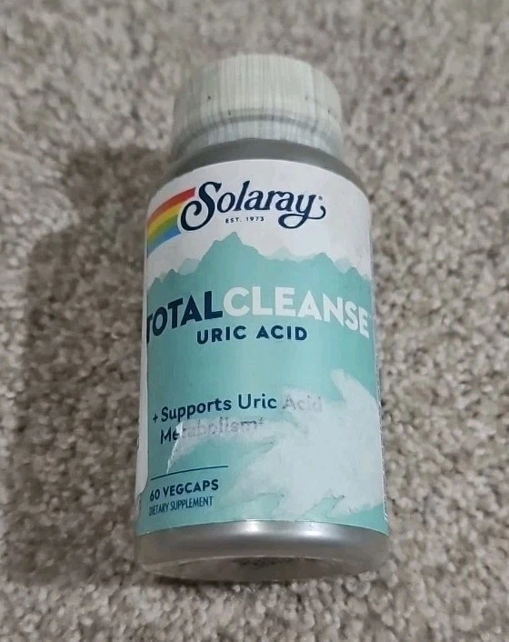 Total Cleanse ácido úrico 60 cápsulas vegetales de Solaray - caducidad 9/2027 Foto 1 de 2