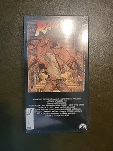 Indiana Jones Raiders of the Lost Ark 1988 New Sealed VHS with Watermarks - Picture 1 of 8