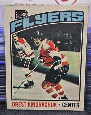 76-77 O-Pee-Chee Orest Kindrachuk 🚨🚨🚨 Philadelphia Flyers  - Image 1 of 2