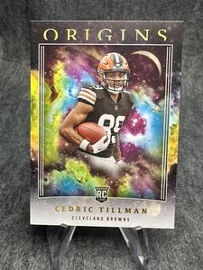 Novato de fútbol americano Panini 23 Origins Cedric Tillman 127 marrones casi nuevo - Imagen 1 de 2