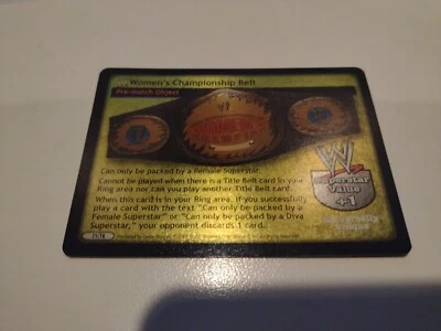 WWF/ WWE Raw Deal CCG Women’s Championship Belt  26 / TK - Image 1 of 2