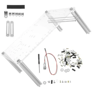 Transparent Motherboard Stand Pc Case Travel Open Air Computer Bracket - Picture 1 of 12