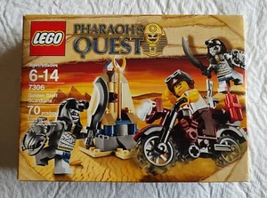Lego PHARAOHS QUEST 7306 Guardiani del Bastone Dorato NUOVO Mamma Guerrieri. Moto - Foto 1 di 11
