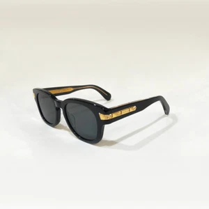 Gucci GG1518S Black/Grey Round Sunglasses - Picture 1 of 5