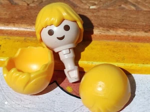 PLAYMOBIL x3 BLONDE POLICE WIGS BLONDE HAIR ROMAN PIRATES MEDIEVAL WEST - Picture 1 of 1