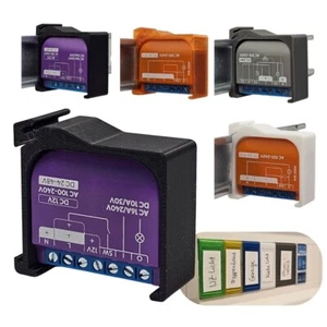Soporte de carril DIN adecuado para interruptor SWITCHBOT WLAN 1, 1PM, 2PM - Imagen 1 de 9