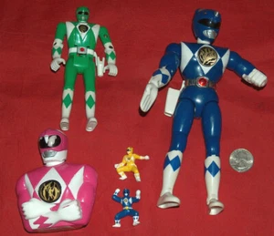 Figuras de acción Bandai Saban Power Ranger Mini 1993, 8", 5,25" 4"" sueltas FR - Imagen 1 de 4