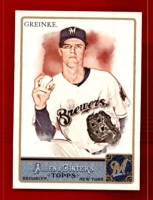 2011 Topps Allen and Ginter #345 Zack Greinke SP. - Image 1 of 2