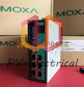 New ONE MOXA 8-Port Industrial Ethernet Switch EDS-408A-MM-SC - Picture 1 of 4