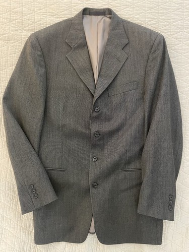 GIVENCHY MONSIEUR Made in USA giacca lana vintage 4 bottoni taglia 40 L