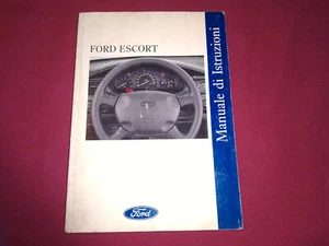 FORD ESCORT  libretto MANUALE LIBRETTO  DI ISTRUZIONI - Foto 1 di 1