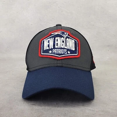 Gorra New England Patriots New Era Malla Estilo Camionero Gris Azul 39Thirty L/XL Foto 1 de 4