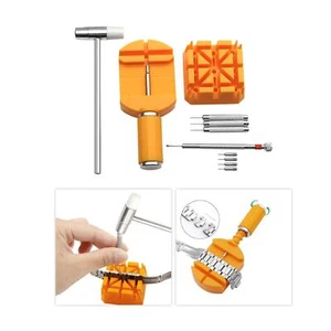 Band Remover Kits for Watch Strap Adjustment Band Holder Punch Pins Link Removal - Picture 1 of 12