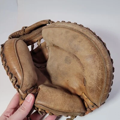 Luva vintage All Star modelo C310 apanhador de couro bovino LH - Imagem 1 de 4