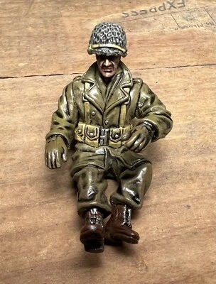 RARE Forces Of Valor FOV Unimax 1:32 WWII US Jeep Driver Figure Bastogne, 1944 - Image 1 of 3