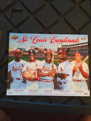 St. Louis Cardinals 2009 MLB All Star Game Upper Deck UD Legends Litho RARE - Image 1 of 2