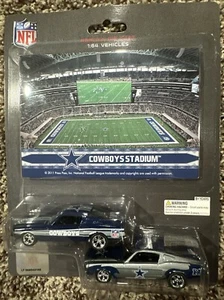 NFL Dallas Cowboys Die Cast Ford Mustang 2-pack Car Set, NEW (2012 Issue) - Picture 1 of 10