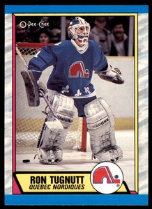 1989-90 O-Pee-Chee Ron Tugnutt Rookie . Quebec Nordiques #263