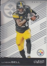 2015 Panini Clear Vision Football Card #55A Le'Veon Bell