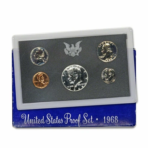 1968 United States Mint Proof Set Cover