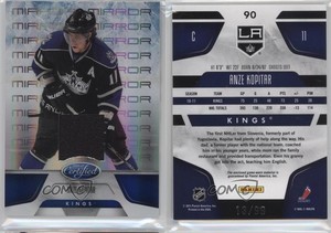 2011-12 Certified Mirror Blue Materials /99 Anze Kopitar #90