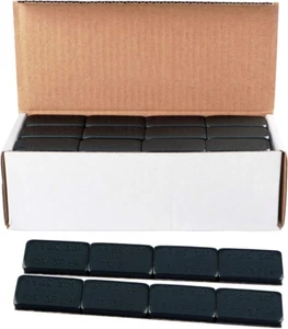 1oz Adhesive Wheel Weights Black 1 oz Stick-on Adhesive TapeA Box of 18 Strip... - Picture 1 of 7