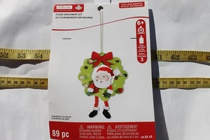 Kit de adornos de espuma de Papá Noel vacaciones Navidad manualidades hace 3 - Imagen 1 de 1