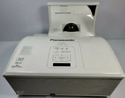 PANASONIC PT-CX300U DLP PROJECTOR 720p HDTV 4:3 PTCX300U 1100 HOURS  #S-A - Image 1 of 4