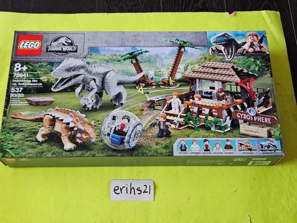 LEGO Jurassic World: Indominus Rex vs. Ankylosaurus (75941) - Brand New Sealed - Image 1 of 4