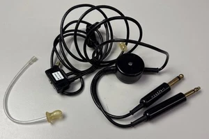 Plantronics MS50/T30-3 Light-Weight Aviation Headset Mic Dual Plug Vtg 3c - Foto 1 di 6