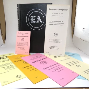 Emotions Anonymous Book 12th Printing & Vintage Handouts Special Collection - Picture 1 of 18
