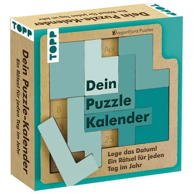 FRECHVERLAG GMBH Dein Puzzle-Kalender. Lege das Datum - ein Rätsel für jeden Tag im Jahr | Spiel