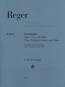 Reger Serenades for Flute Violin Viola Op 77a 141a Henle Urtext Sheet Music Book - Picture 1 of 1