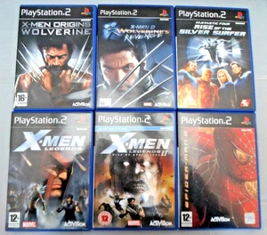 PS2 X-Men Marvel Games Collection (x6): Legends Wolverine Spider-Man (Complete) - Picture 1 of 21