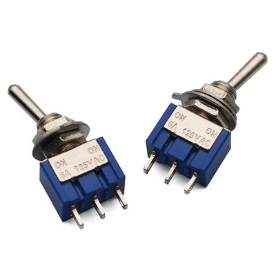 Pour guitare électrique/bass building 1X bleu/rouge 3 broches interrupteur de g - Photo 1/4