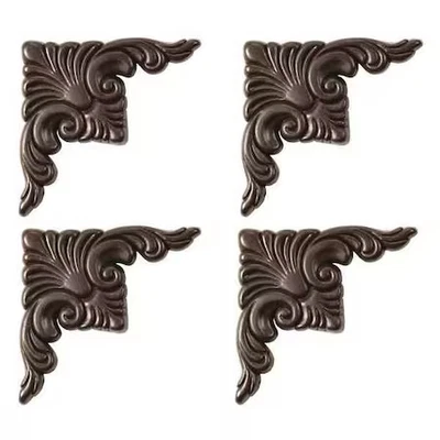 Угловые пластины Mirredge 53504, 3 1/2 дюйма в длину, 3 1/2 дюйма в ширину, 1/4 дюйма в высоту, вишневый орех - Изображение 1 из 2