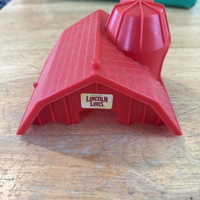 Lincoln Logs Red Barn Roof Silo Plastic Building Replacement Part M-7327-1 Toy - Image 1 of 4