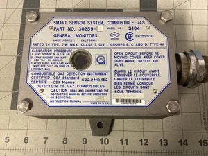 GM GENERAL MONITORS S104 30259-2 GAS COMBUSTIBILE (LQS39Z) - Foto 1 di 4