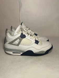 Jordan 4 Retro Basketball Shoes Sneakers 'Midnight Navy' DH6927-140 Mens 9.5 - Picture 1 of 18