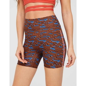 Aerie Offline Größe Medium M braun Tore Häkeleinsatz geometrische Fahrradshorts neu mit Etikett - Bild 1 von 12