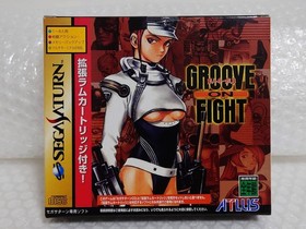 Unopened GROOVE ON FIGHT Sega Saturn Japan Import Free shipping FedEx DHL