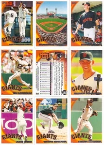 2010 Topps San Francisco Giants Complete Team Set OD + S1 + S2 + Update (39) - Picture 1 of 2