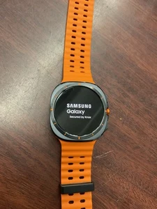 Samsung Galaxy Watch Ultra 47mm Gray Titanium (LTE) w/ Orange Band - Excellent - Zdjęcie 1 z 9